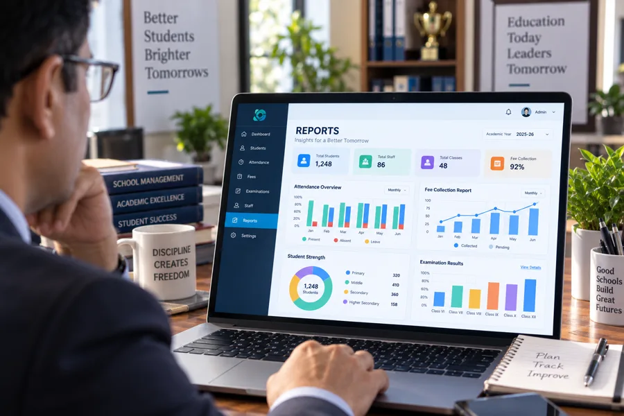 Student Management — Student strength & reports dashboard