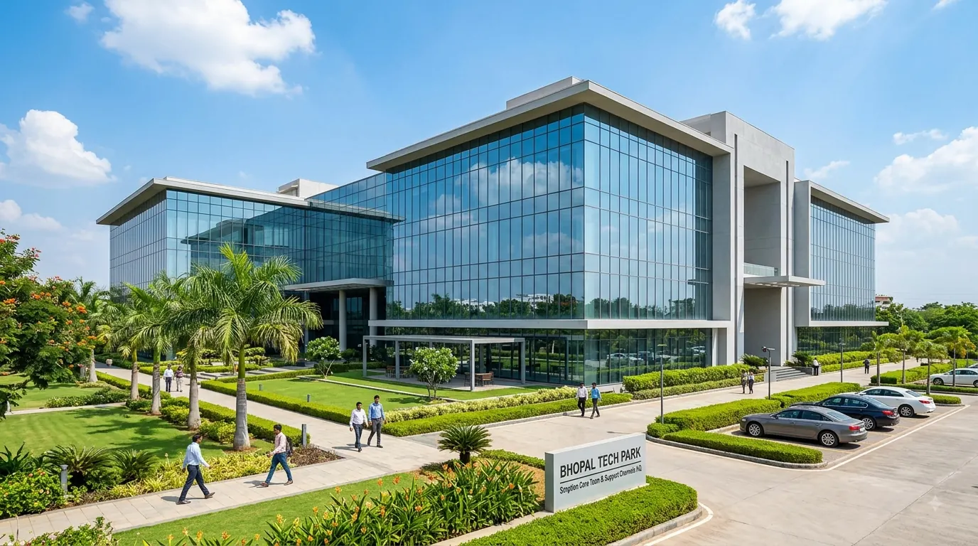 The IT Park building in Bhopal