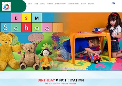 Semi Dynamic Website template — demo 3 screenshot