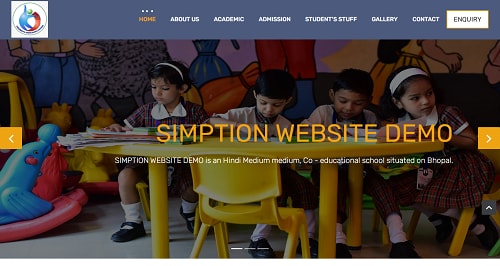 Semi Dynamic Website template — demo 6 screenshot