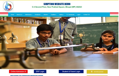 Fully Dynamic Website template — demo 1 screenshot