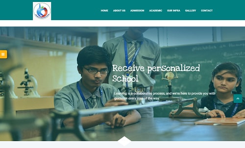 Fully Dynamic Website template — demo 2 screenshot