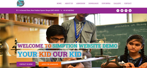 Fully Dynamic Website template — demo 8 screenshot