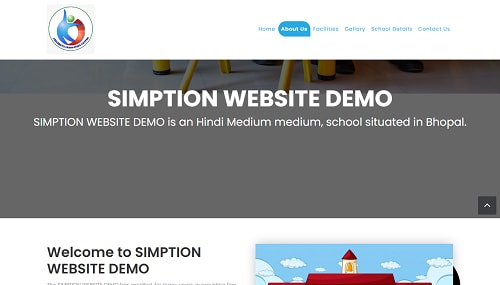 One Page Website template — demo 5 screenshot