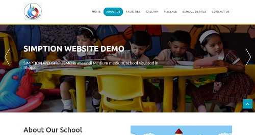 One Page Website template — demo 6 screenshot