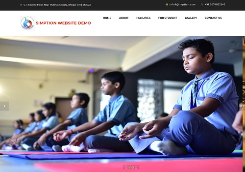 Static Website template — demo 2 screenshot