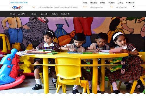 Static Website template — demo 3 screenshot