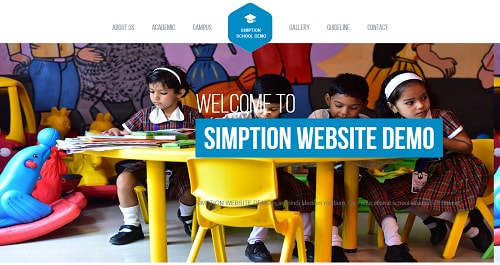 Static Website template — demo 4 screenshot