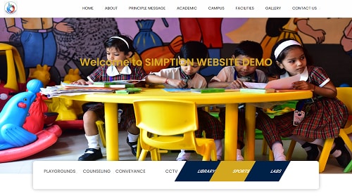 Static Website template — demo 5 screenshot
